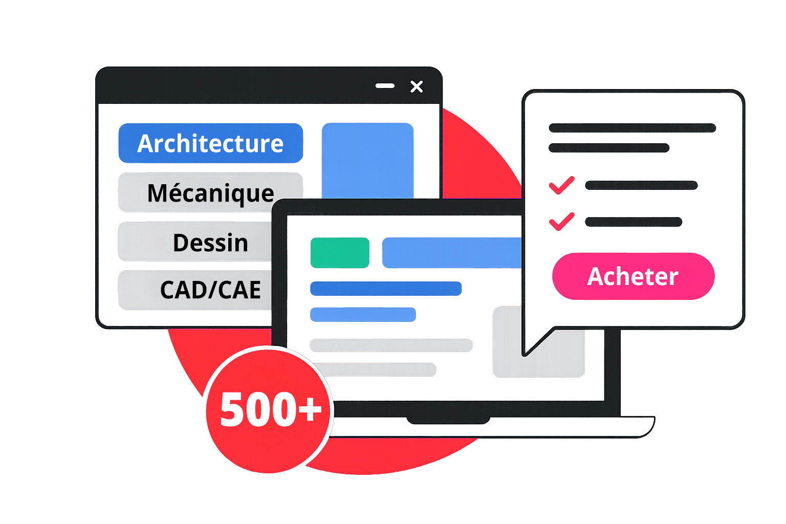 Catálogo extenso de cursos prontos RenderLearn